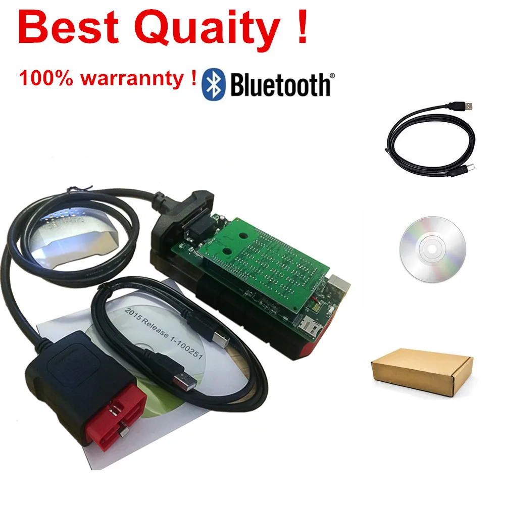 Новый Vci VD DS150E CDP TCS Pro с Bluetooth для диагностических инструментов delicht OBD2 новыми реле