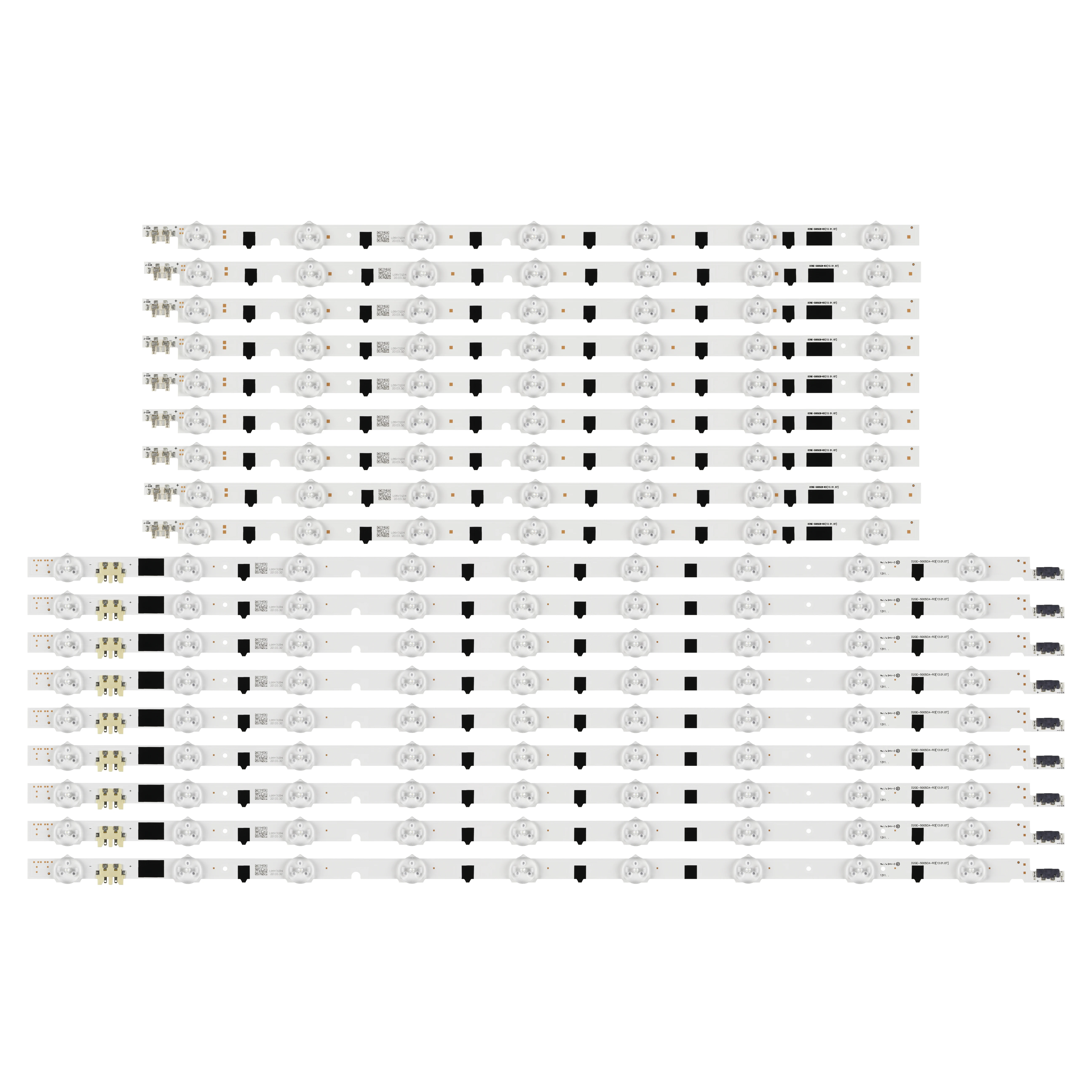 (Новый комплект) 18 шт. светодиодная лента для подсветки Samsung TV UN50F6400AF 2013SVS50F R 7 L 9