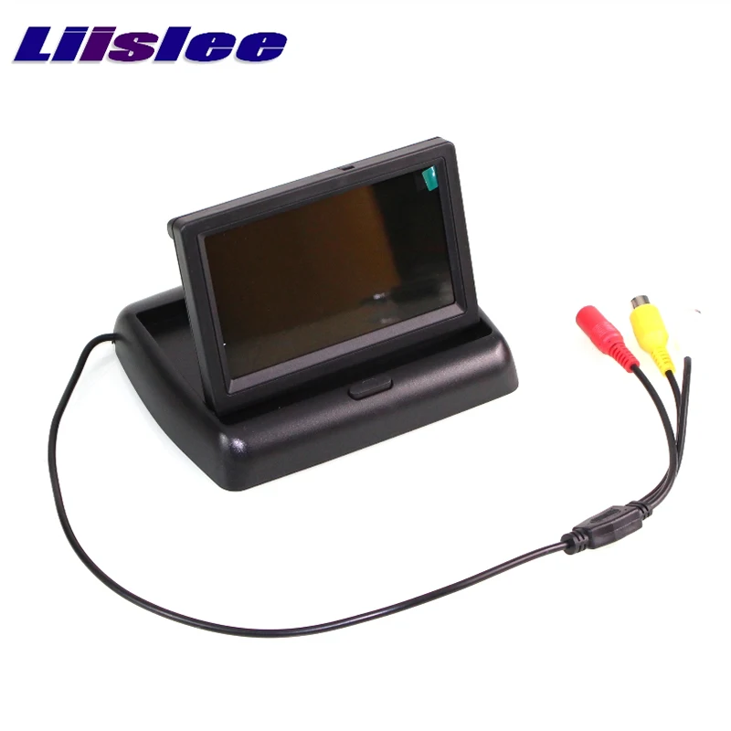 

LiisLee Car Dashboard Monitor HD 4.3" inch RCA Connector DC 12V For Rear View Backup Reverse Camera TFT LCD PAL / NTSC Monitor