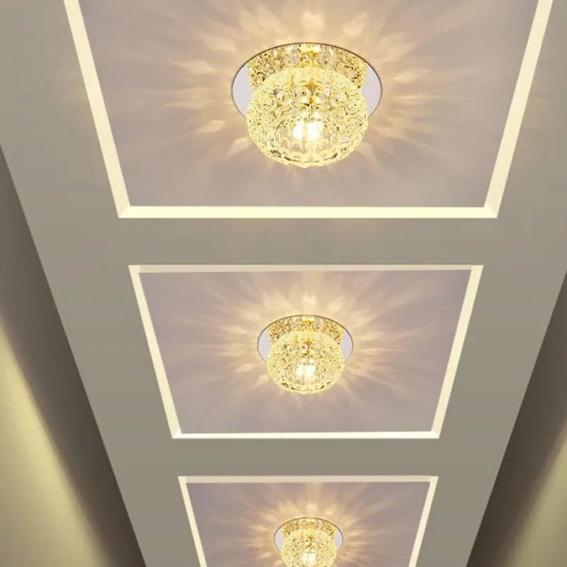 Светодиодная лампа 3 Вт светодиодный потолочный светильник зеркало в коридоре с