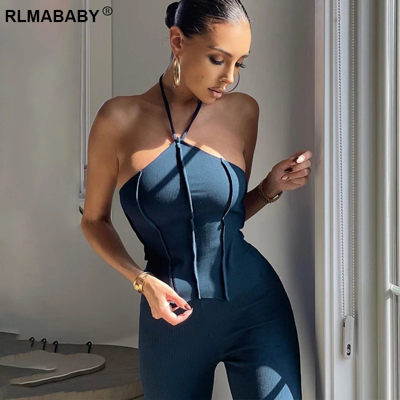 

Summer Women Sexy Bottoming Crop Camis Top Fashion Elegant Lace Up Backless Asymmetrical Hem Halter Bandage Short Camisole Top