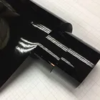 50 см * 200300500 см глянцевая виниловая пленка, черная глянцевая пленка для автомобиля, пленка-наклейка с воздухом, без пузырьков, для обмотки мотоцикла и автомобиля