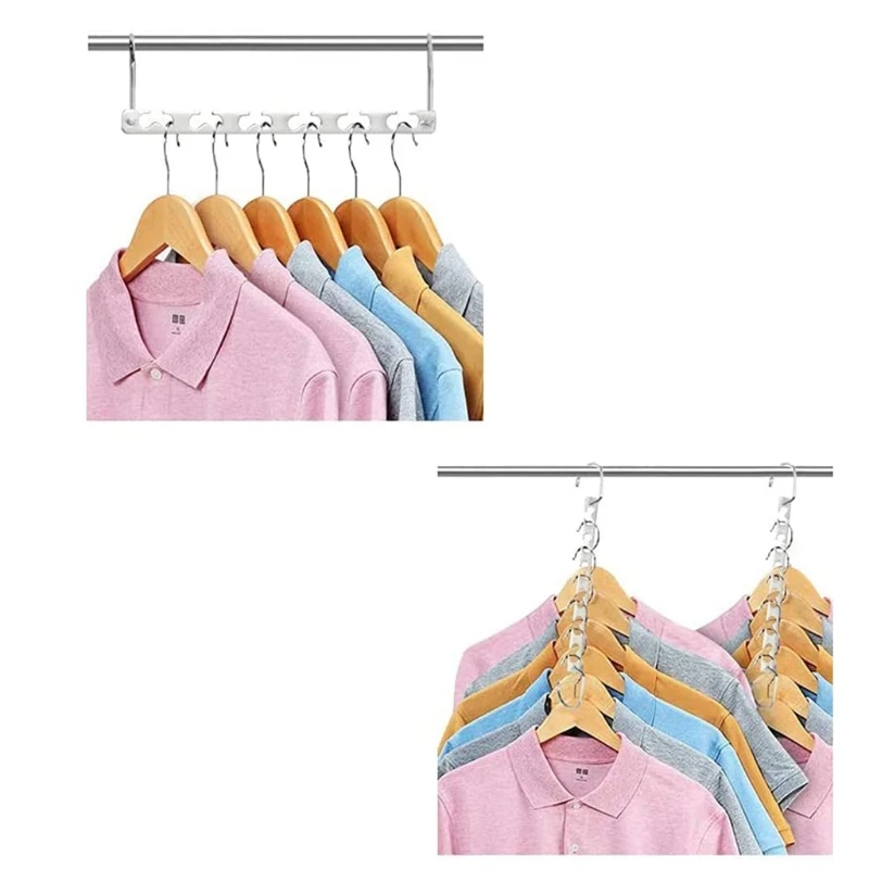 

Multiple Hanger Holder 360° Rotation Hook Metal Coating Strong Antioxidant Capacity Clothes Organizer for d.r.itory Home