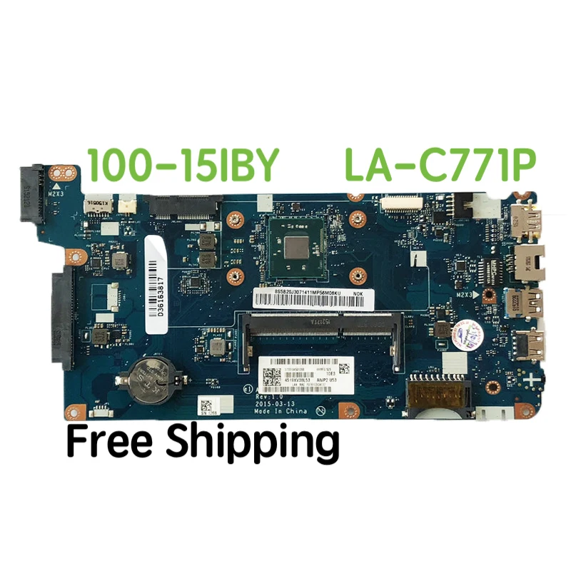 Материнская плата для ноутбука Lenovo 100-15IBY B50-10 материнская AIVP1/AIVP2 LA-C771P об./мин.: 1 0