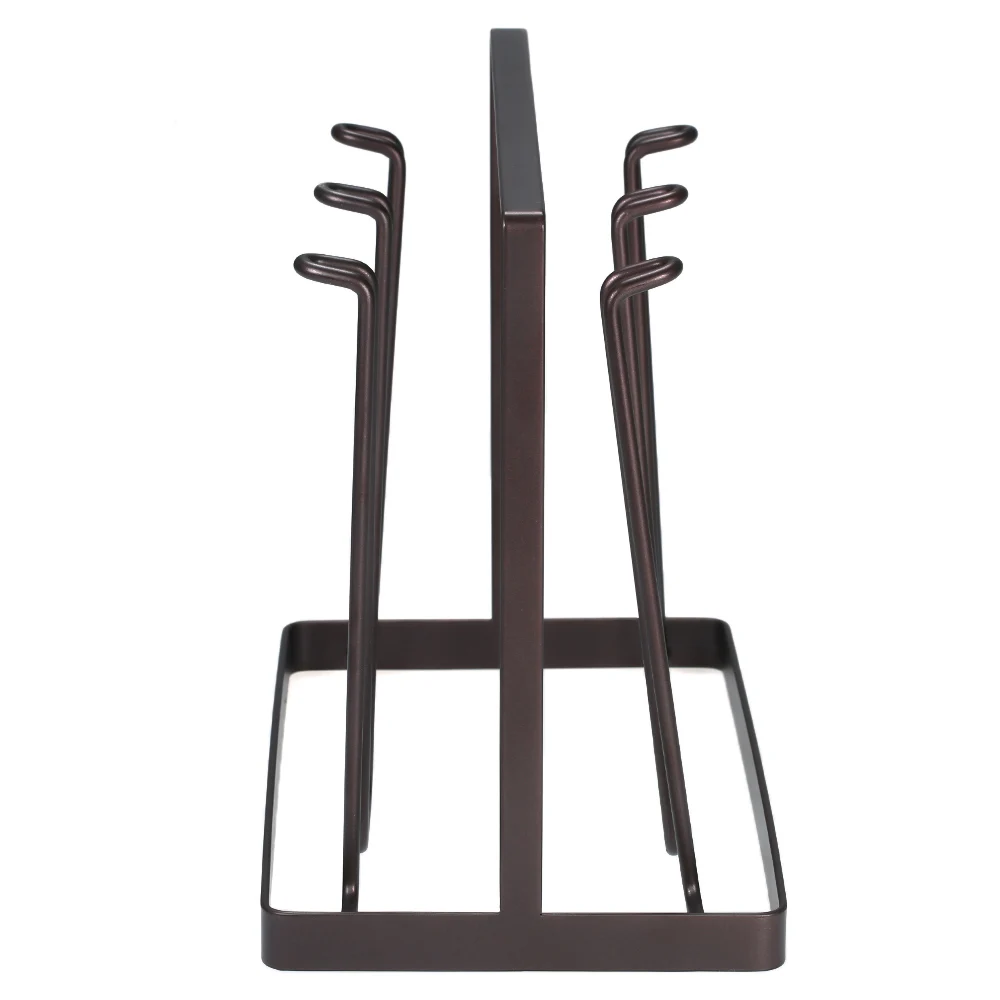 

New Metal Kitchen Cup Holder Knife Cutting Board Rack Pot Drying Rack Lid Storage Racks Kitchen Accessories Home Cups Organizer