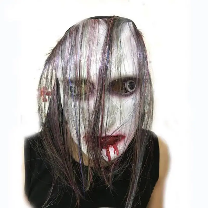 Хэллоуин Череп Дьявол Ужасы кровавый Зомби Маска страшные маски вечерние маска