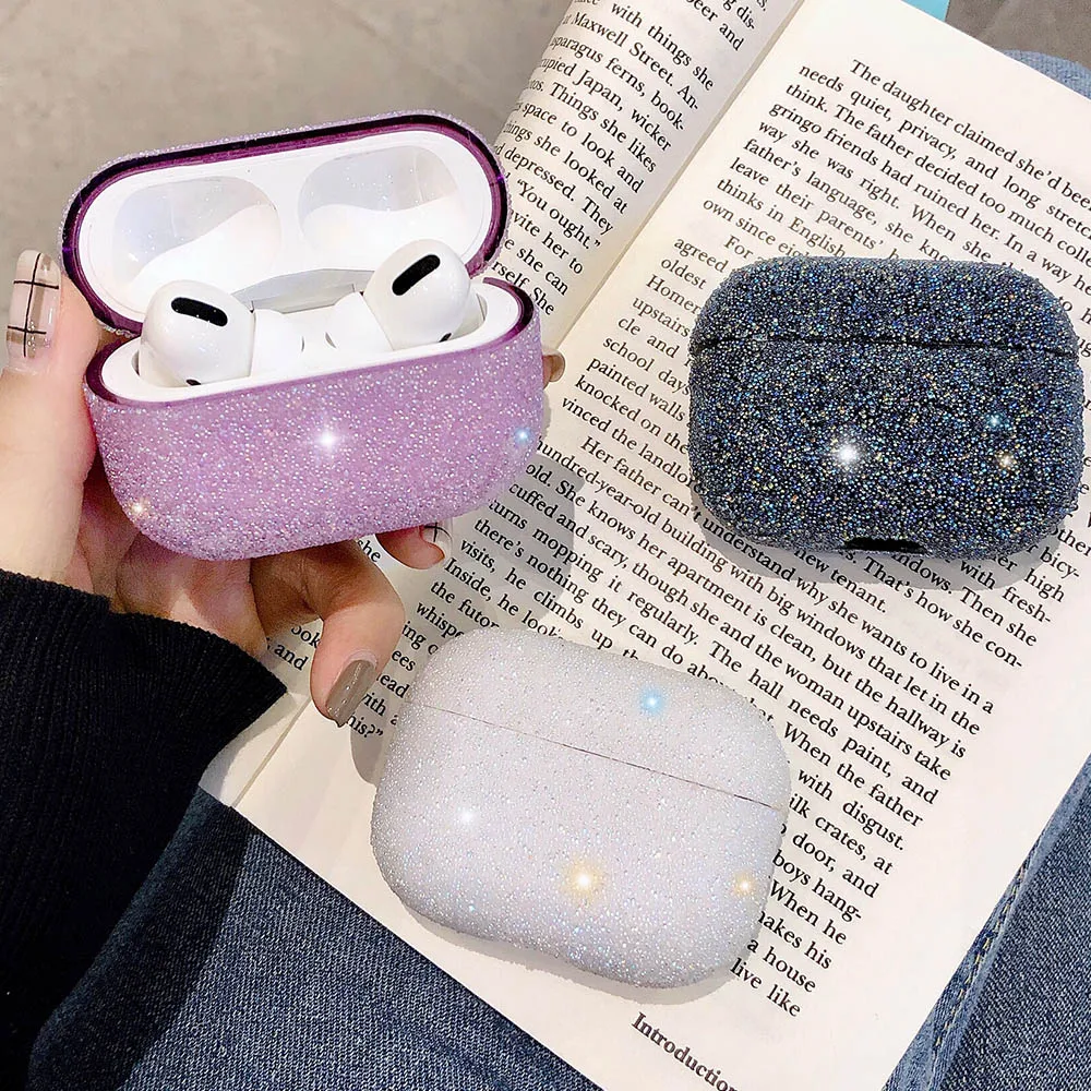 

Bling Glitter Earpods Case for AirPods Pro 3 2 1 Candy Color Earphone Cover for Air Pods Pro AirPod 2 1 Charging Box Coque Funda