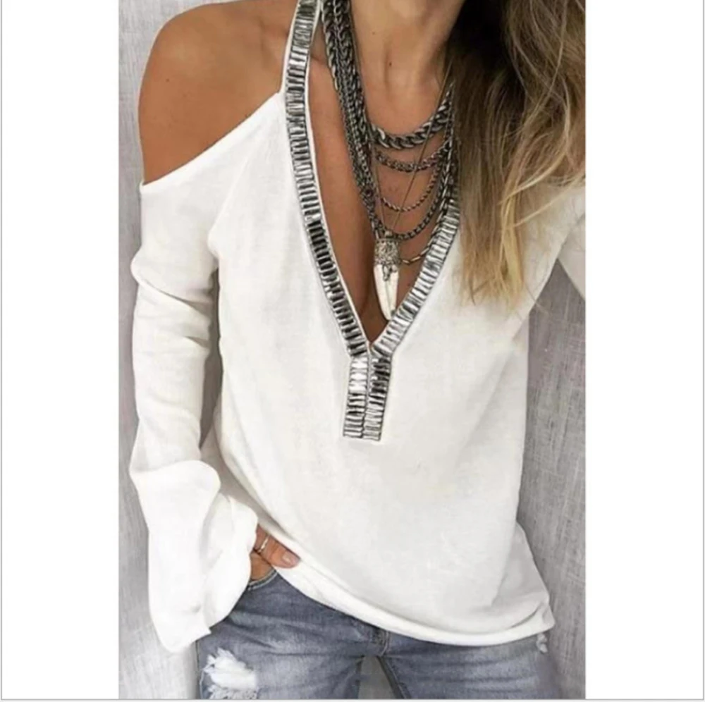 Весенние женские футболки сумки на плечо с металлической пластиной