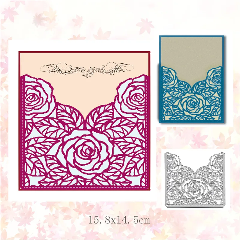 9 Styles Halloween Flower Lace Metal Steel Cutting Dies Stencils for Making Scrapbooking DIY Album Paper Cards Embossing | Дом и сад