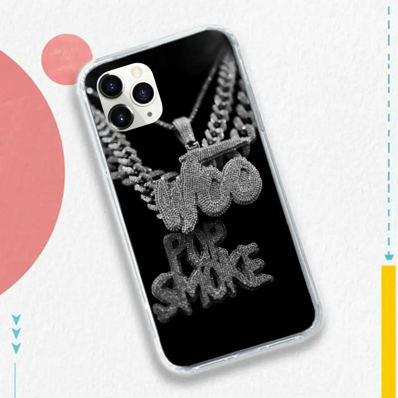 

Rapper Pop Smoke Famous singer Phone Case for iPhone 11 12 pro XS MAX 8 7 6 6S Plus X 5S SE 2020 XR