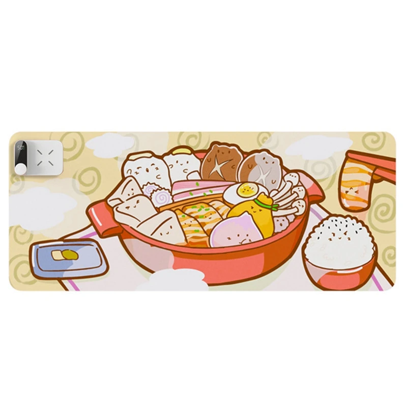 

HOT-Wireless Charging 800X330 Keyboard Mousepad Waterproof Pad Desk Mat Game Accessories Cute Gaming Heating Mouse Pad