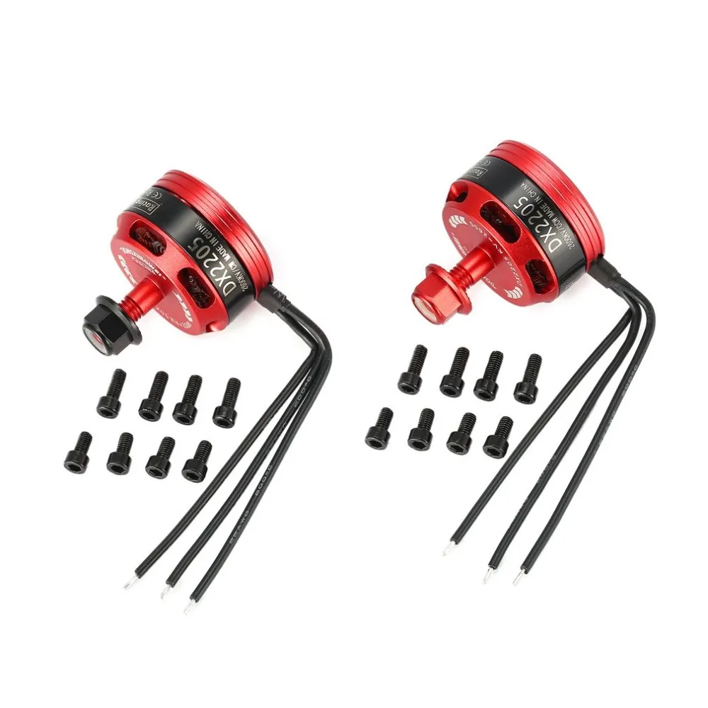 

2 шт./4 шт. DX2205 2205 2600KV 2-4S CW/CCW бесщеточный двигатель для QAV250 Wizard X220 280 RC FPV Дрон самолет вертолет Мультикоптер