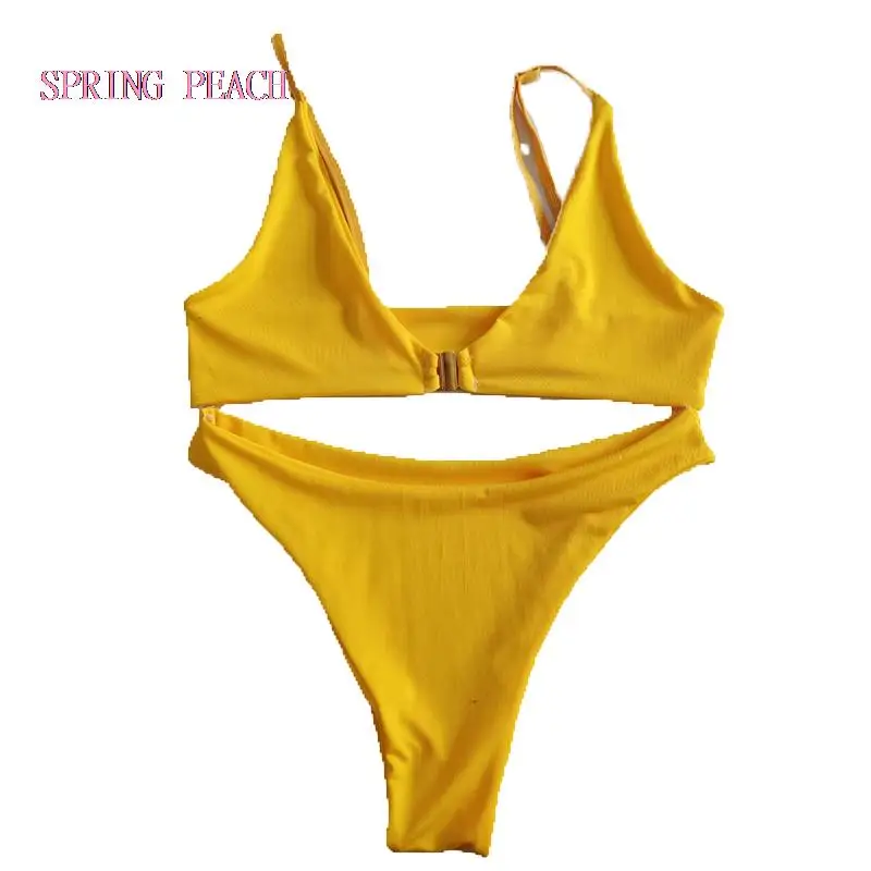 

Newest Low-Waist Bikini Sets Women's Swimwear 2021 Sexy Swimsuit Mujer Two Pieces Brazilian Thong Swimsuit Beach Bathing Suits
