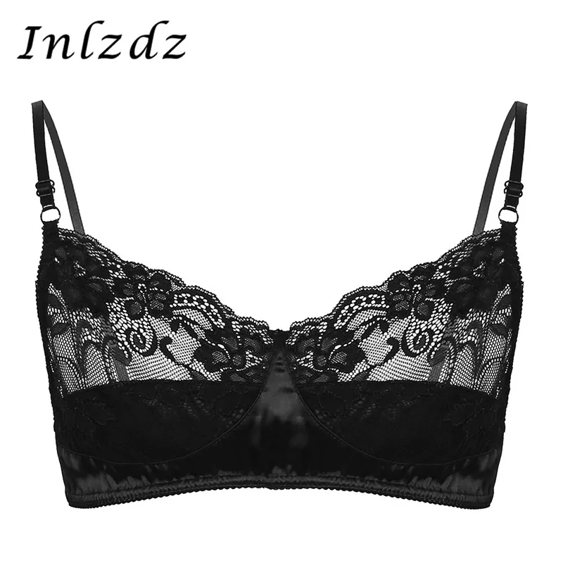 Мужское нижнее белье атласный бюстгальтер для секса экзотический лифчик