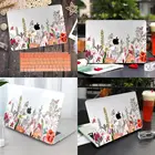 Чехол с цветочным принтом для Macbook Air 13,3 дюйма, новая Macbook Pro 13 15 16 Touch Bar 2020 A2337 A2338 M1 A1932, бесплатный Чехол для клавиатуры