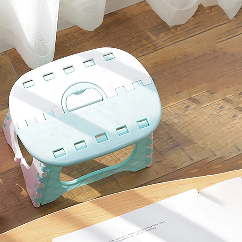 

Folding Stool Convenient Stool Fishing Stool Simple Sitting Stool Small Dengzi Household Plastic Small Low Stool Portable