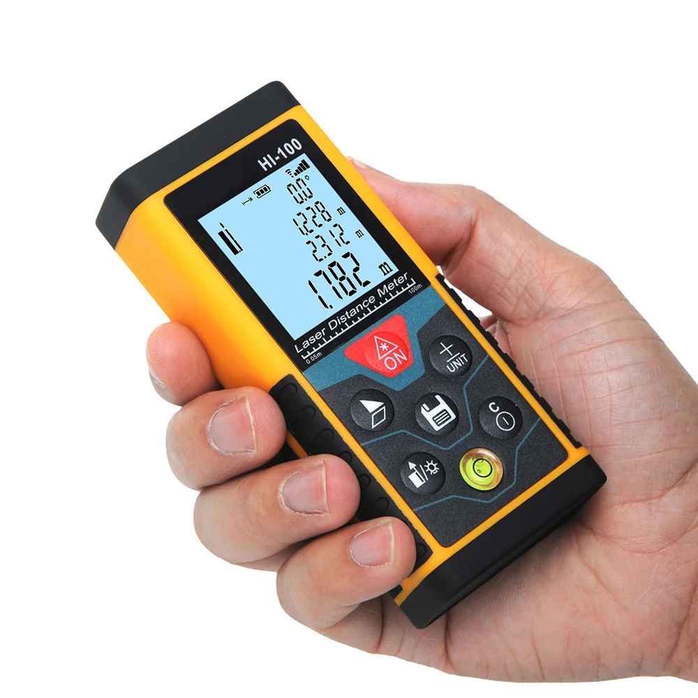 

LCD Laser Distance Meter 40M 60M 80M 100M 120M Digital Laser Rangefinder Laser Tape Angle Sensor Measure Ruler Measuring Tools