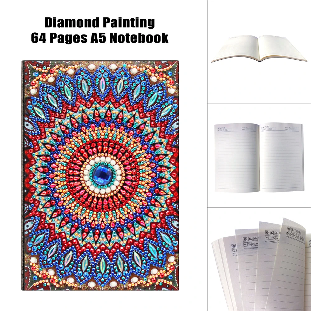 Алмазная живопись сделай сам блокнот Сова павлин мандала Бабочка единорог