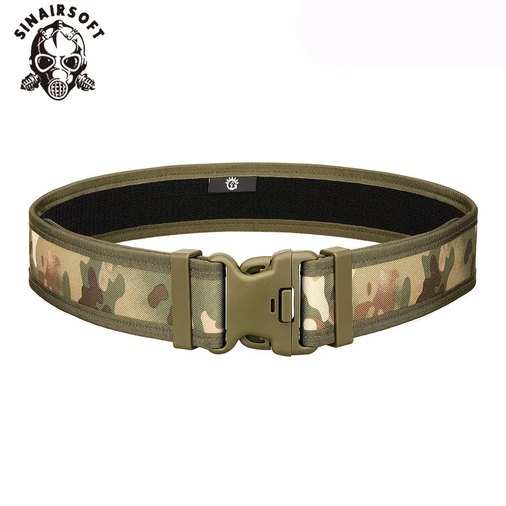 Tactical Molle Belt Nylon Military Waist with Double Buckle Adjustable Heavy Duty Training Hunting Accessories |