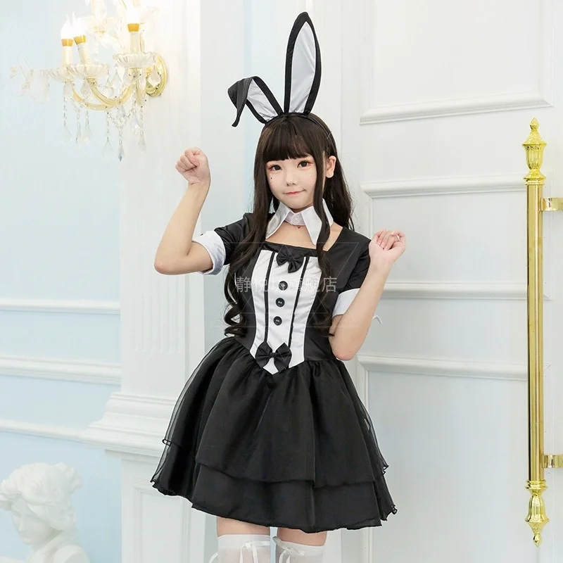 Женский костюм для косплея сексуальный Банни девочек танцев Хэллоуина вечерние