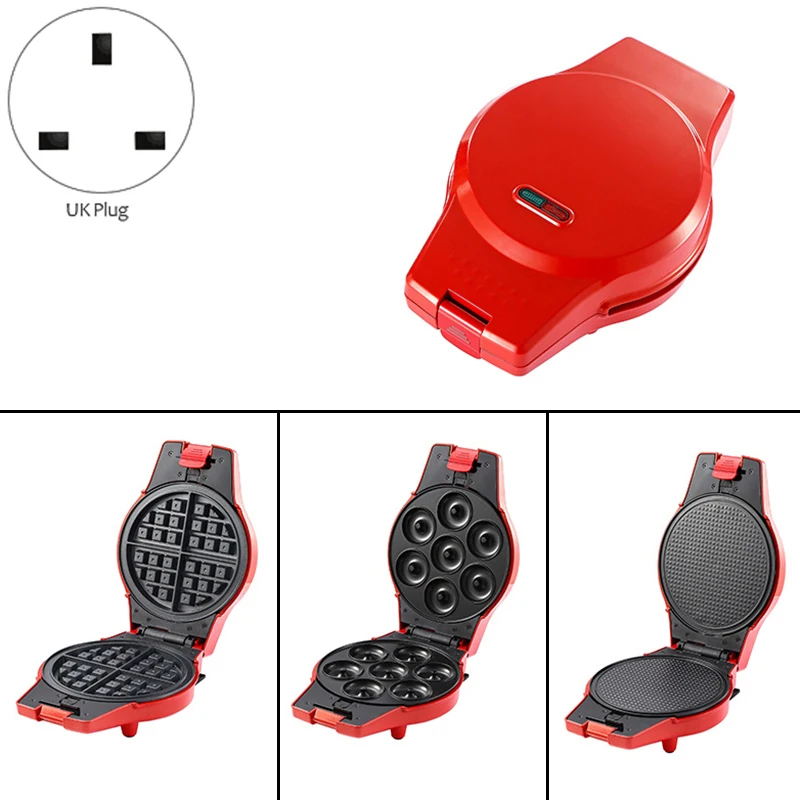 Многофункциональный вафельница Электрический пончик мороженое конус гриль торт