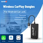 Carlinkit беспроводной CarPlay ключ USB Android авто для послепродажного Android мультимедийный плеер iPhone IOS 14 автокомплект AriPlay kit