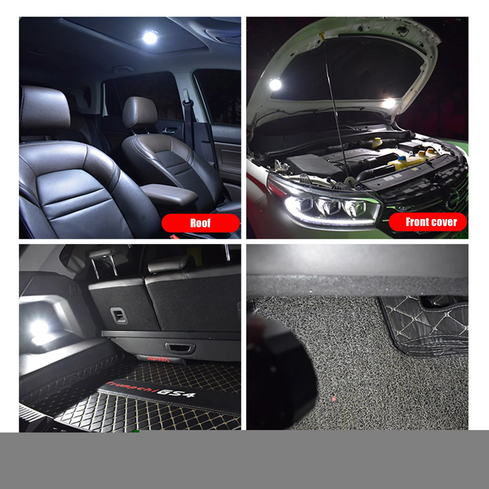 Автомобильный светильник для чтения с голосовым управлением индукционный