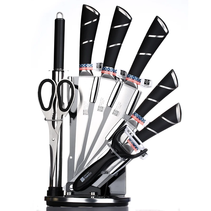 Кухонные ножи инструменты Набор для кухни мясницкий нож накири нарезки точилка