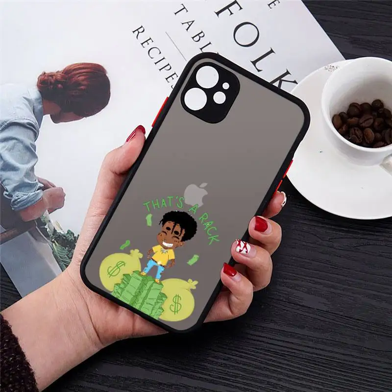 

Lil Uzi Vert Eternal Atake Rapper Phone Case black matte transparent For iPhone 7 8 x xs xr 11 12 pro plus mini max Clear Funda