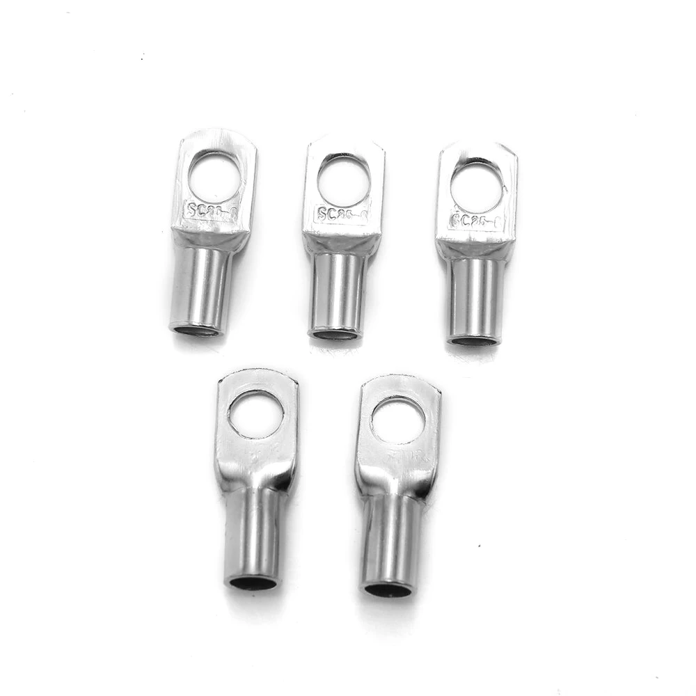 Горячая 60 шт с отверстием для болта кабель из луженой меди наконечники батареи