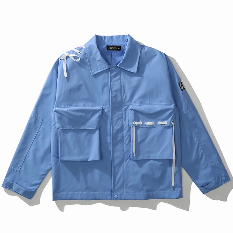 

Мужская ветровка в стиле Харадзюку, куртки, пальто, винтажная короткая куртка унисекс, осень 2021, женские большие размеры