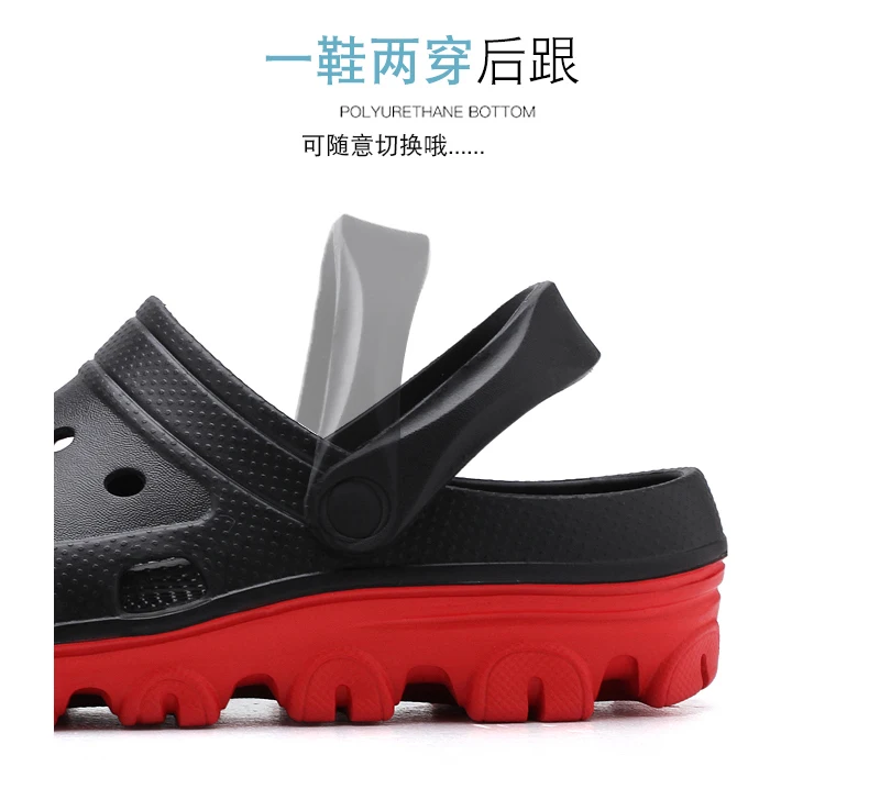 

2020 Summer Sandals for Beach Sports Women Men's Slip-on Shoes Slippers Female Male Croc Clogs Crocks Crocse Water Mules D048