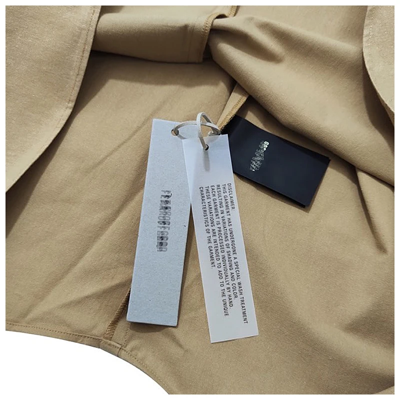 

American Style High Street casual style Season 7 tooling long sleeve men's and women's canvas shirt Street loose jacket shirt