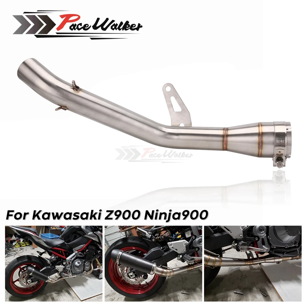 Модифицированный глушитель выхлопной трубы средней длины для мотоциклов kawasaki Z900