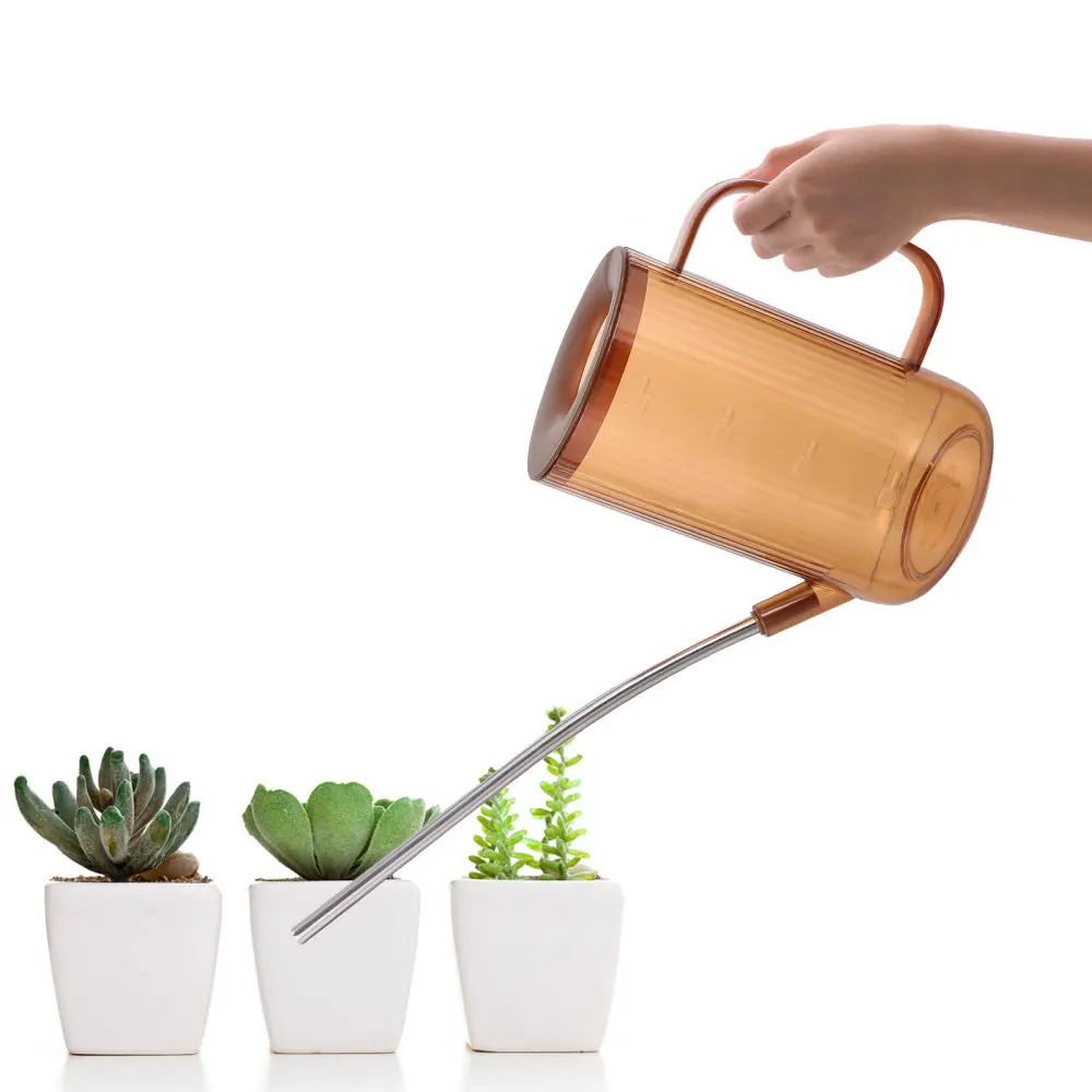 

1pc Chic Long Spout Watering Can Gardening Watering Kettle Useful Watering Pot