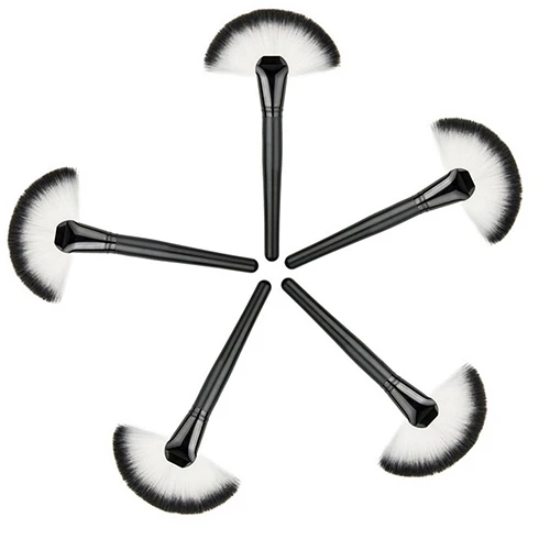 Женская мода Pro beauty больше веер лицо порошок щек Румяна хайлайтер кисть | Красота