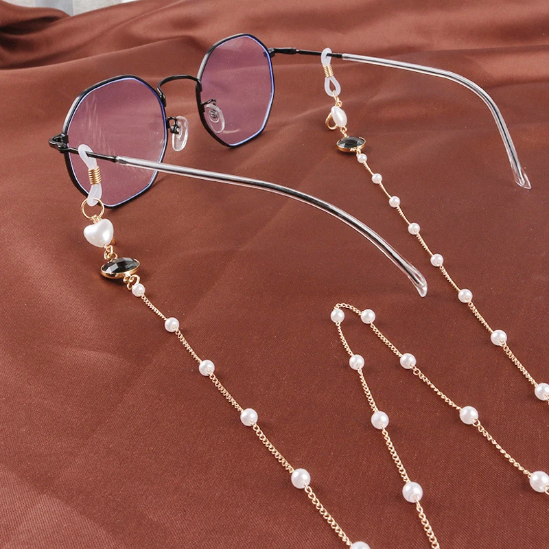 

Minimalist Style Round Bead Chain Eyeglass Chain Lanyard Reading Glasses Chains Women Accessories Sunglasses Hold Straps Cords