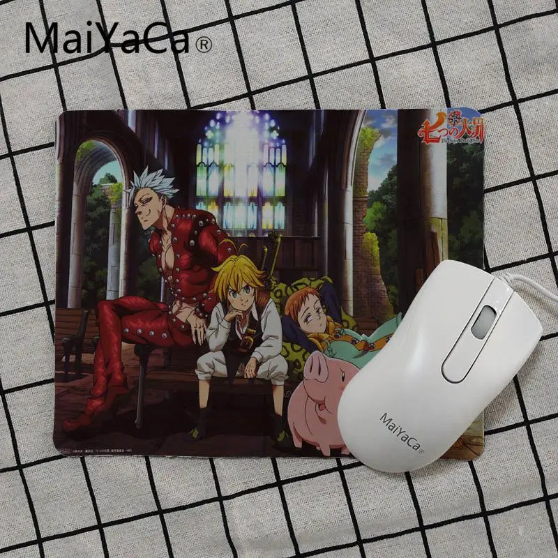 

MaiYaCa Japanese Anime Nanatsu No Taizai Pad Big promotion Russia gaming mouse Pad Desktops Mate anime Rubber Rectangle Mousemat