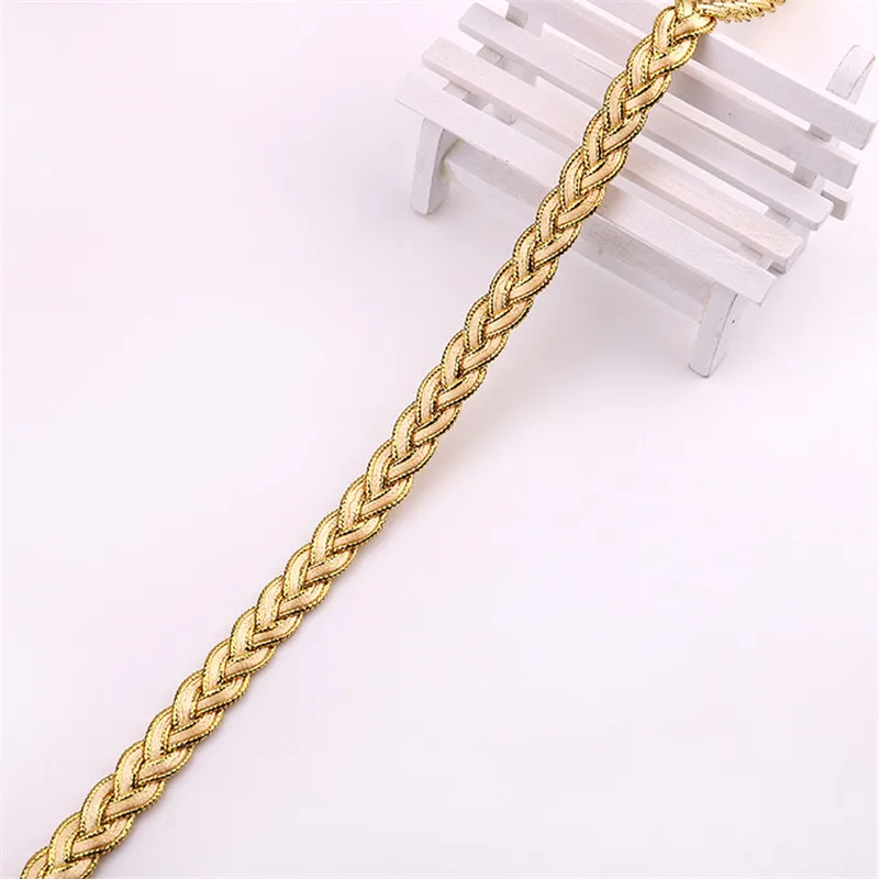 1 ярд золотая серебряная белая Черная кружевная лента Мягкая сетчатая отделка