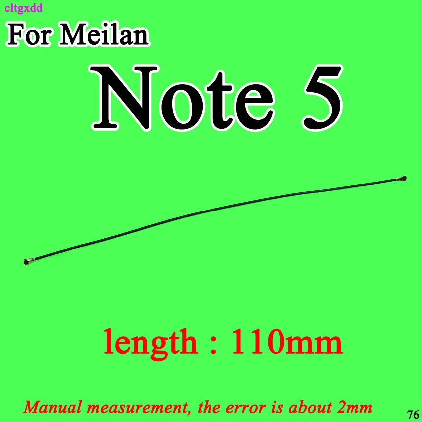 for Meilan Note 5 Cltgxdd антенна Wifi сигнальный гибкий кабель-провод Лента для Meizu MX4 MX5 MX6 Pro 5 6 M3 M3S M5 M5S M6 M2 Примечание U10 U20 - Цвет: for Meilan Note 5