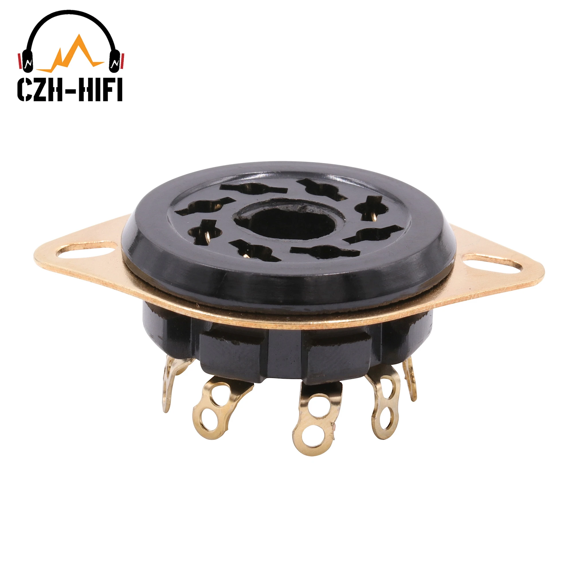 Основание клапанного гнезда трубки бакелита 8pin 12 шт. ДЛЯ KT88 EL34 5AR4 6SL7 5881 6V6 6L6 6CA7 6SN7