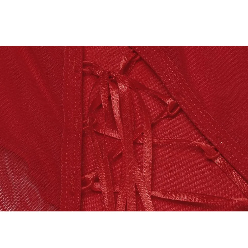 Женское нижнее белье соблазнительное черное кружевное с прозрачной сеткой 4XL