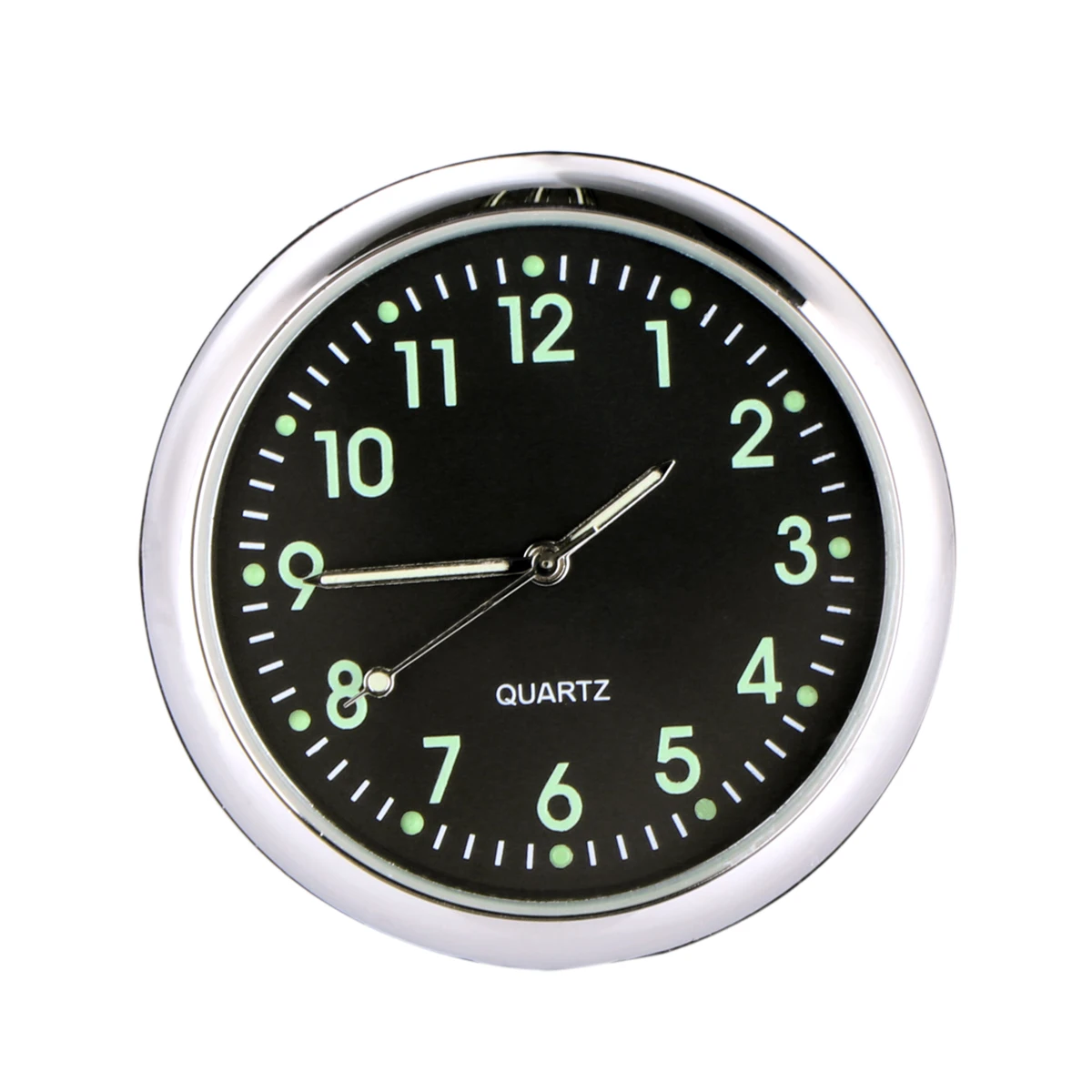 Автомобильные кварцевые часы автомобильный декор черный цвет модель автомобиля