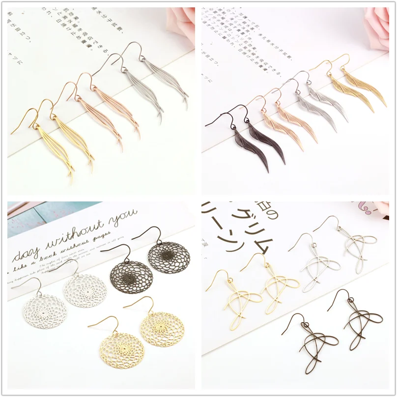 Модные простые серьги-гвоздики OUFEI 2020 для женщин золотого цвета геометрические