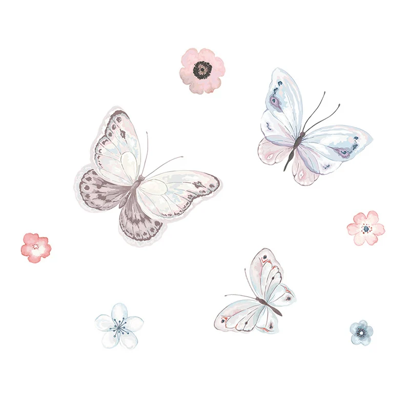 

Cute Insect Wall Stickers Kid's Baby Room Home Decor Girls Living Room Bedroom Wall Decal Self Adhesive Backdrop Wallpaper