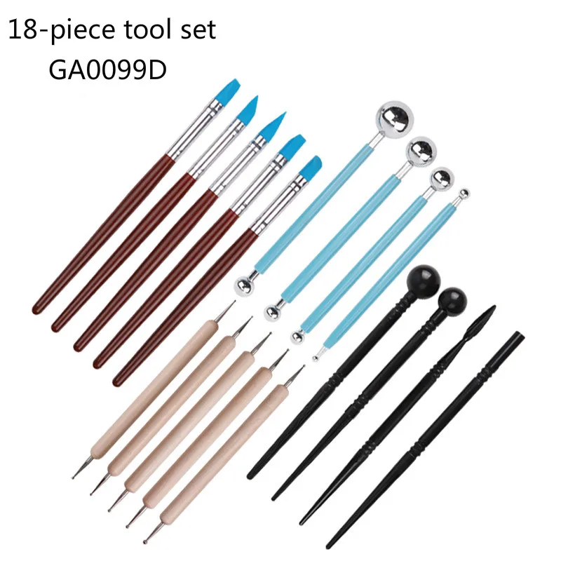 Кисть для поделок шариковый стилус глиняные инструменты керамический s