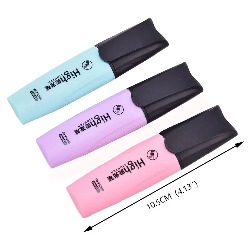 

Hot sale 1pc 6Color Fluorescent Pen Marker Pens Assorted Cute Drawing Art Highlighter Student