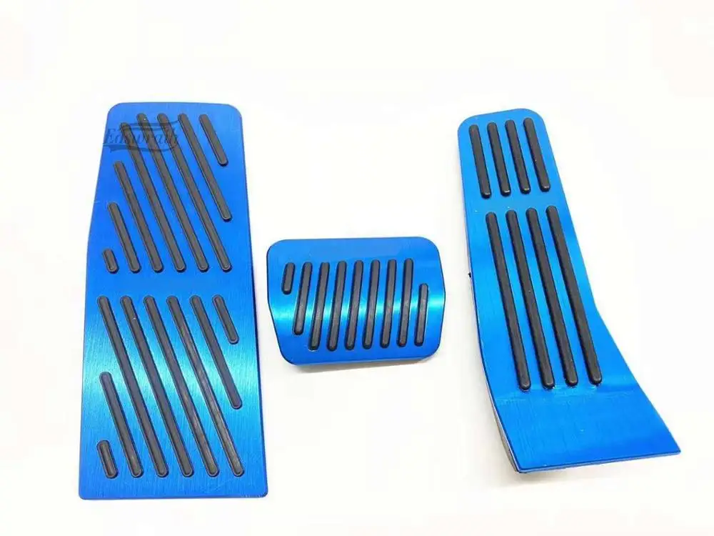 

3PCS Car Styling No Drilling Aluminum Alloy Accelerator Gas Pedal Cover Brake Pedal For Mazda 3 Axela 2020 AT