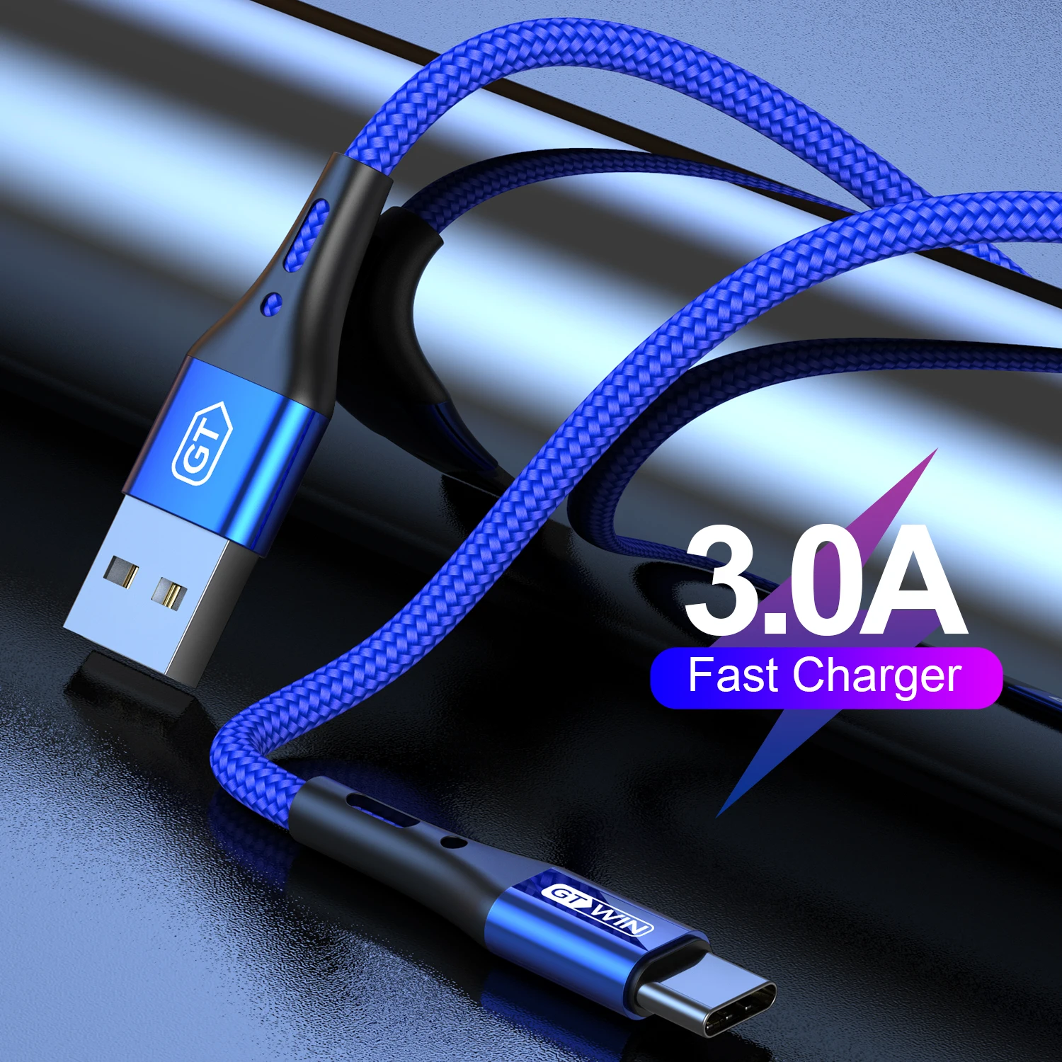 

Кабель GTWIN USB Type C для Samsung S21, S20, Huawei P40, P30, быстрая зарядка
