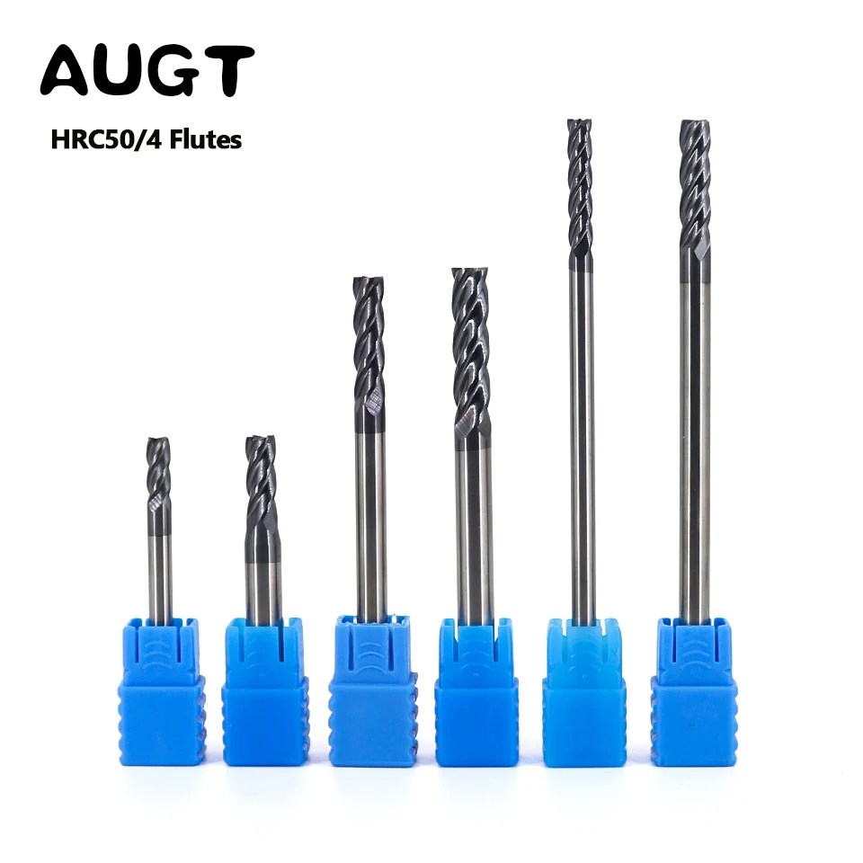 Фрезерный резец из сплава с ЧПУ твердосплавная Концевая фреза 4 мм 5 6 8 10 12 для